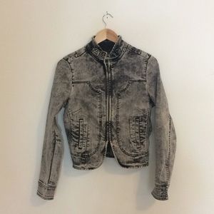 Guess acid-washed moto